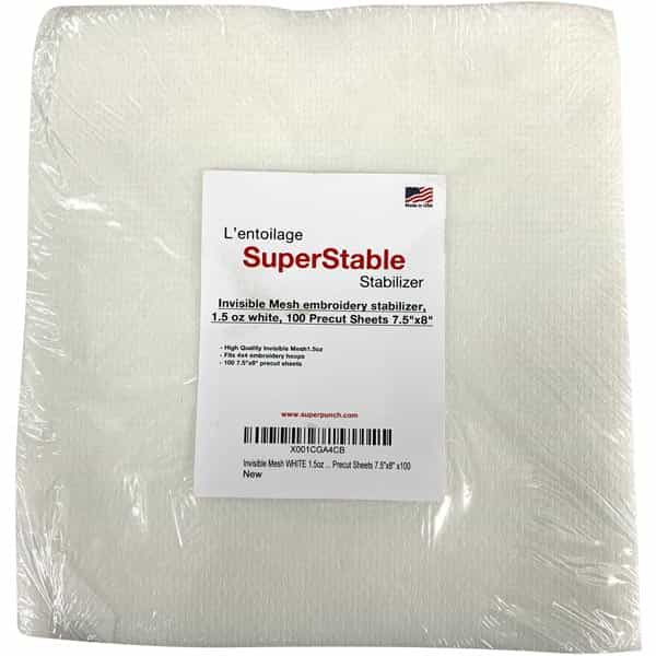 100 PRE-CUT PIECES WHITE - 7.5" X 8"