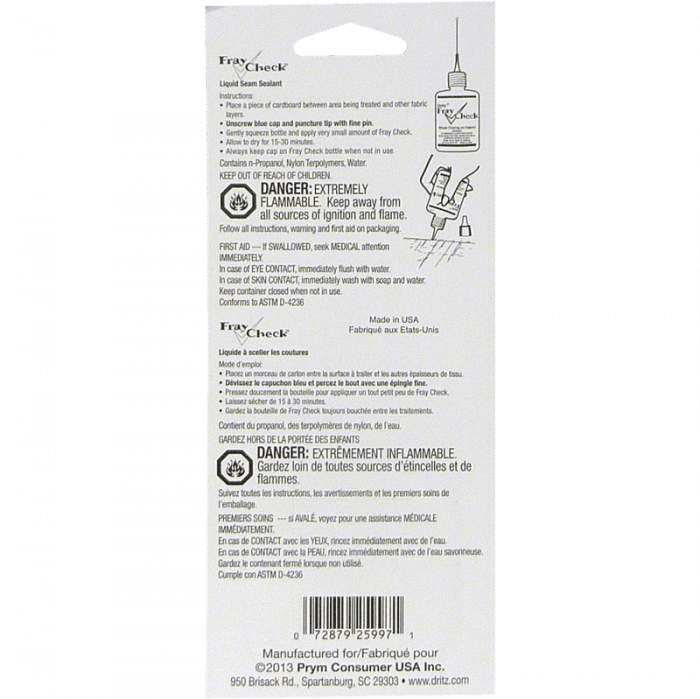 Fray Check – Liquid Seam Sealant - View 1