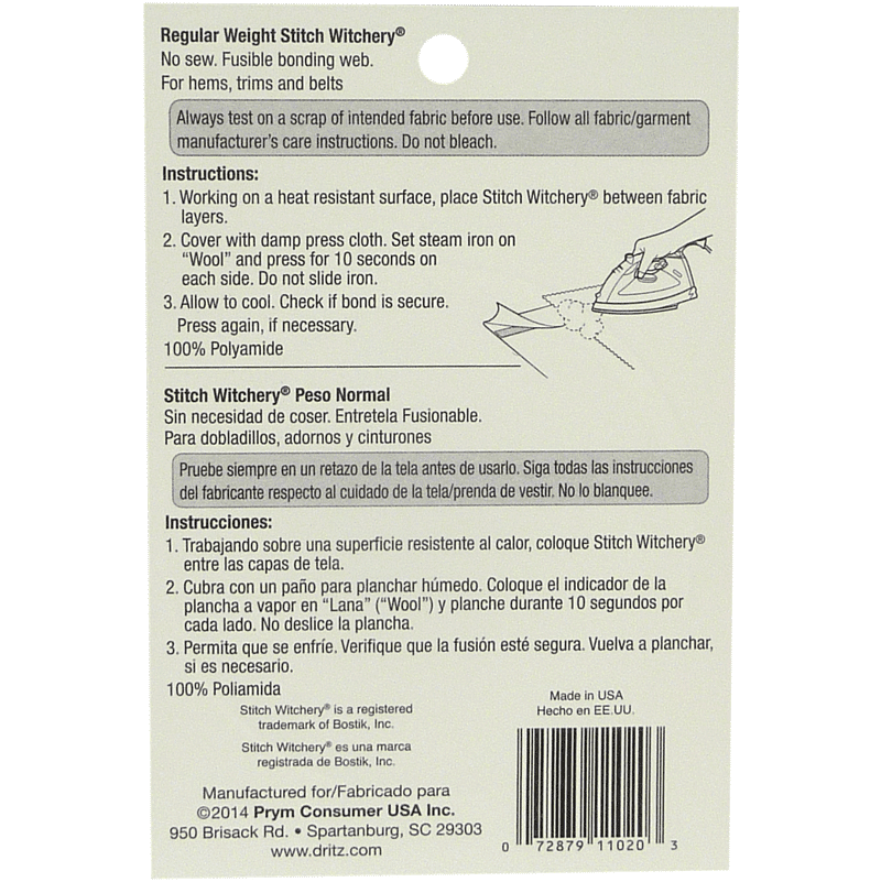 Stitch Witchery, Fusible Bonding Web - View 1